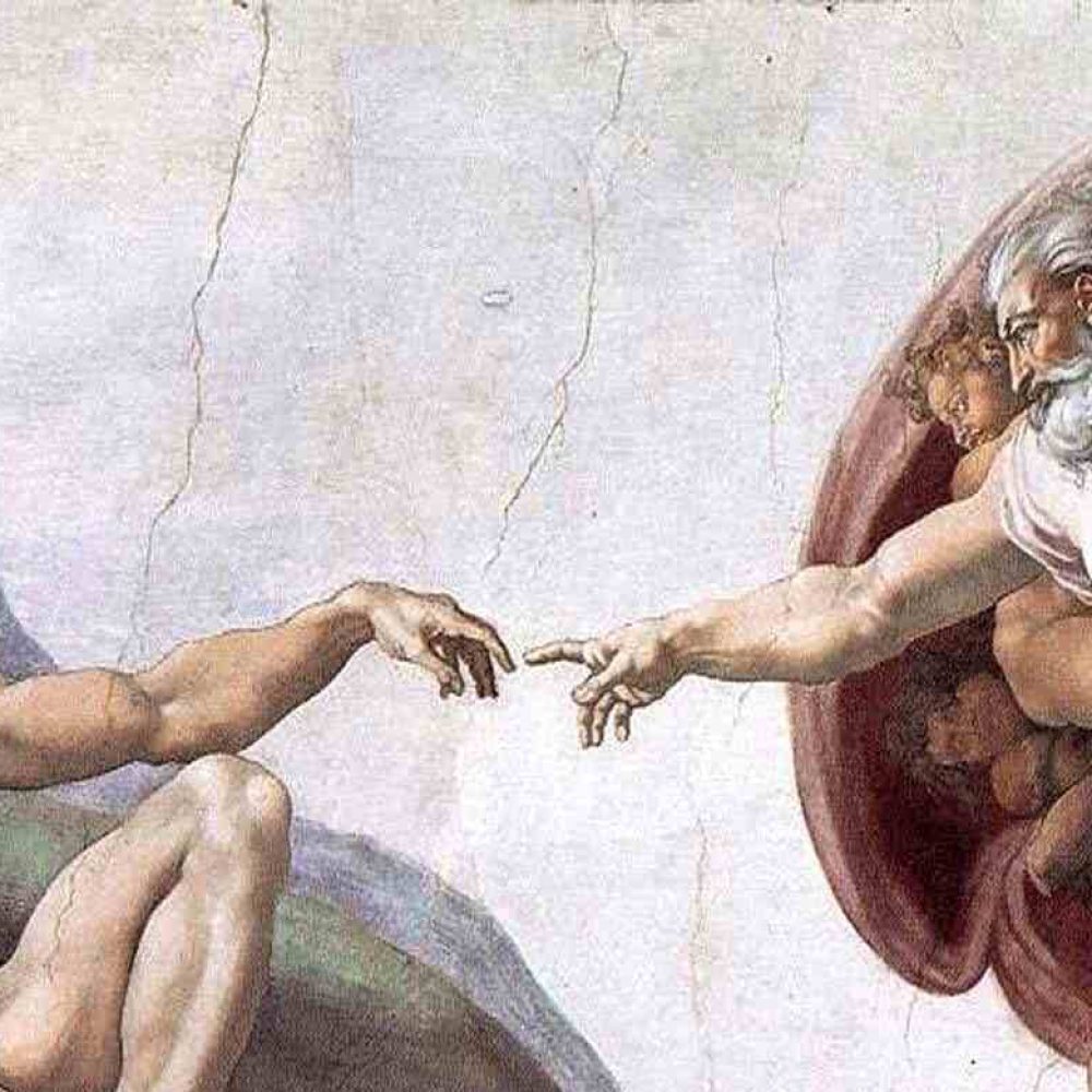 Creación, Miguel Angel. Bóveda de la Capilla Sixtina, Vaticano.