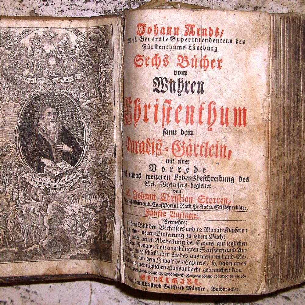 foto de "Wahres Christentum" (Cristianismo Auténtico), 1750. del Städtisches Museum Welzheim,  tomada de la web: https://bawue.museum-digital.de/index.php?t=objekt&suinin=66&oges=9193